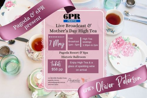 Pagoda 6PR Live Broadcast High Tea
